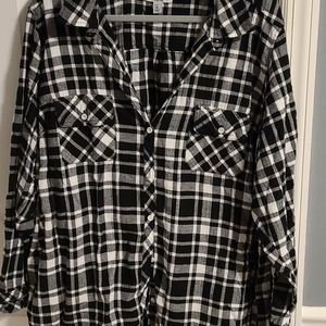 Plus size flannel
